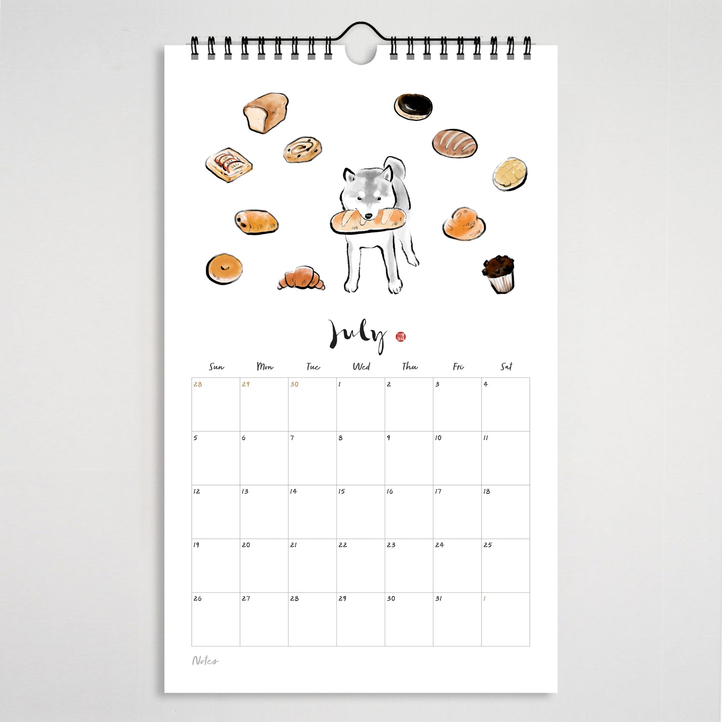 2026 Shiba Inu Appointment Wall Calendar – Hand-Illustrated Ink Art with 12 Favorite Things2026 Shiba Inu Appointment Wall Calendar – Hand-Illustrated Ink Art with 12 Favorite Things