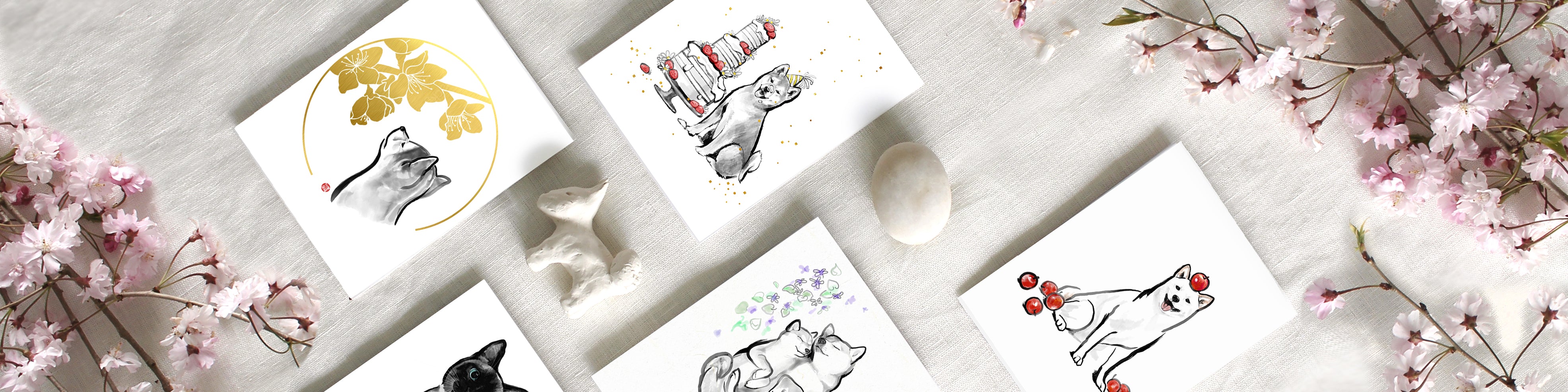 RICE&INK | Zen-Inspired Sumi Ink Stationery & Pet Art