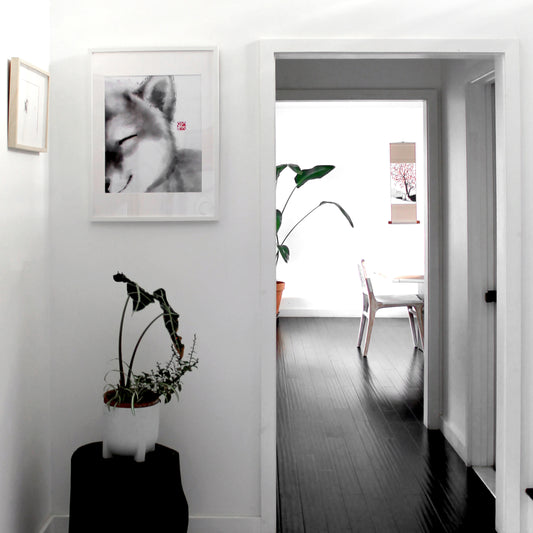 White Frame Service for RICE&INK Art Prints