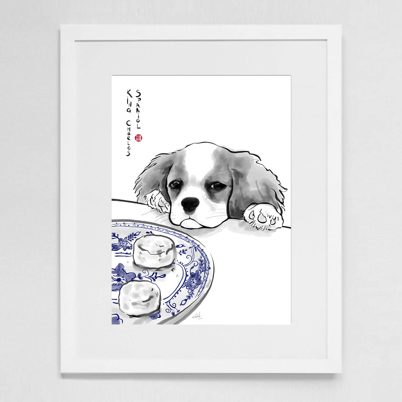 King Charles Spaniel Art Print