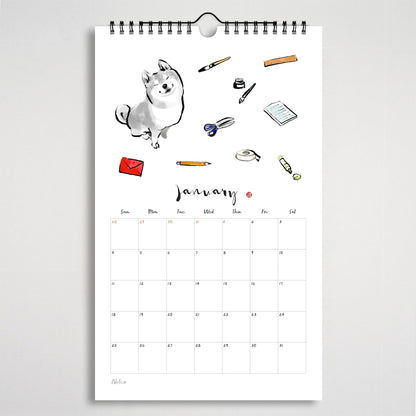 2026 Shiba Inu Appointment Wall Calendar – Hand-Illustrated Ink Art with 12 Favorite Things2026 Shiba Inu Appointment Wall Calendar – Hand-Illustrated Ink Art with 12 Favorite Things
