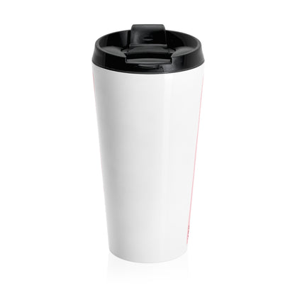 Shiba Inu Pink Stainless Steel Travel Mug