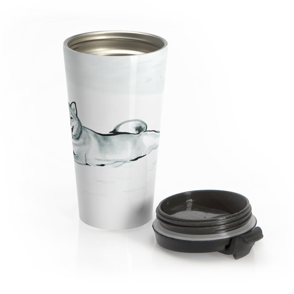 Shiba Inu Stainless Steel Travel Mug