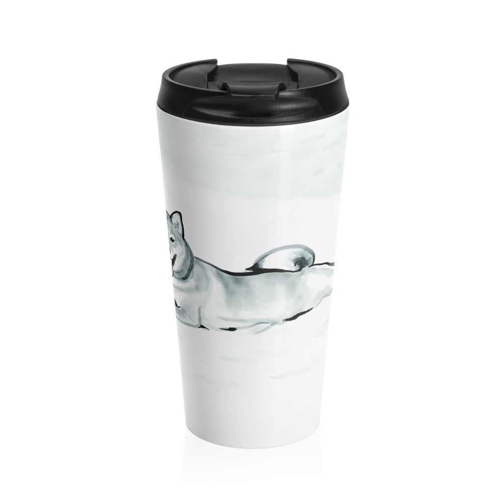 Shiba Inu Stainless Steel Travel Mug