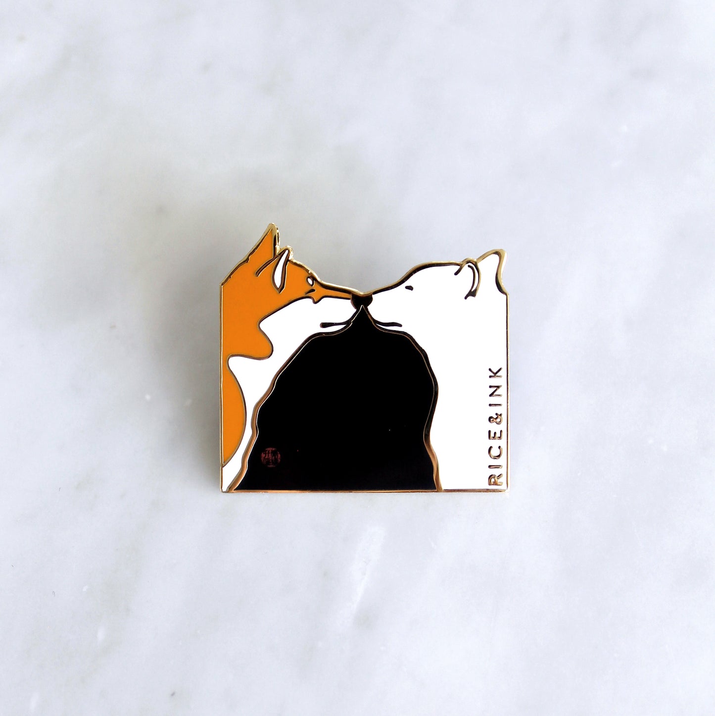 Shiba Love Enamel Pin