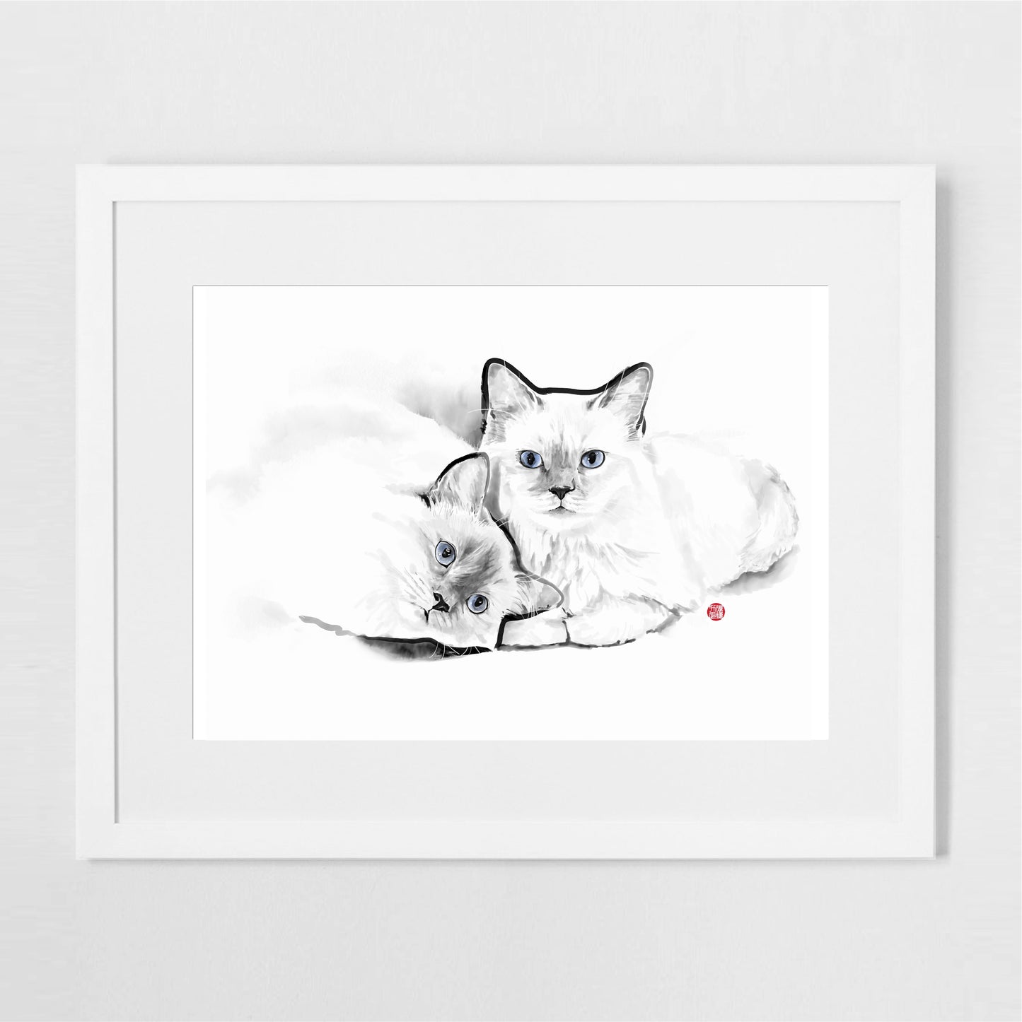 Purrfect Cats Art Print Poster