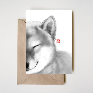 Smiling Shiba Greeting Cards Set of 8