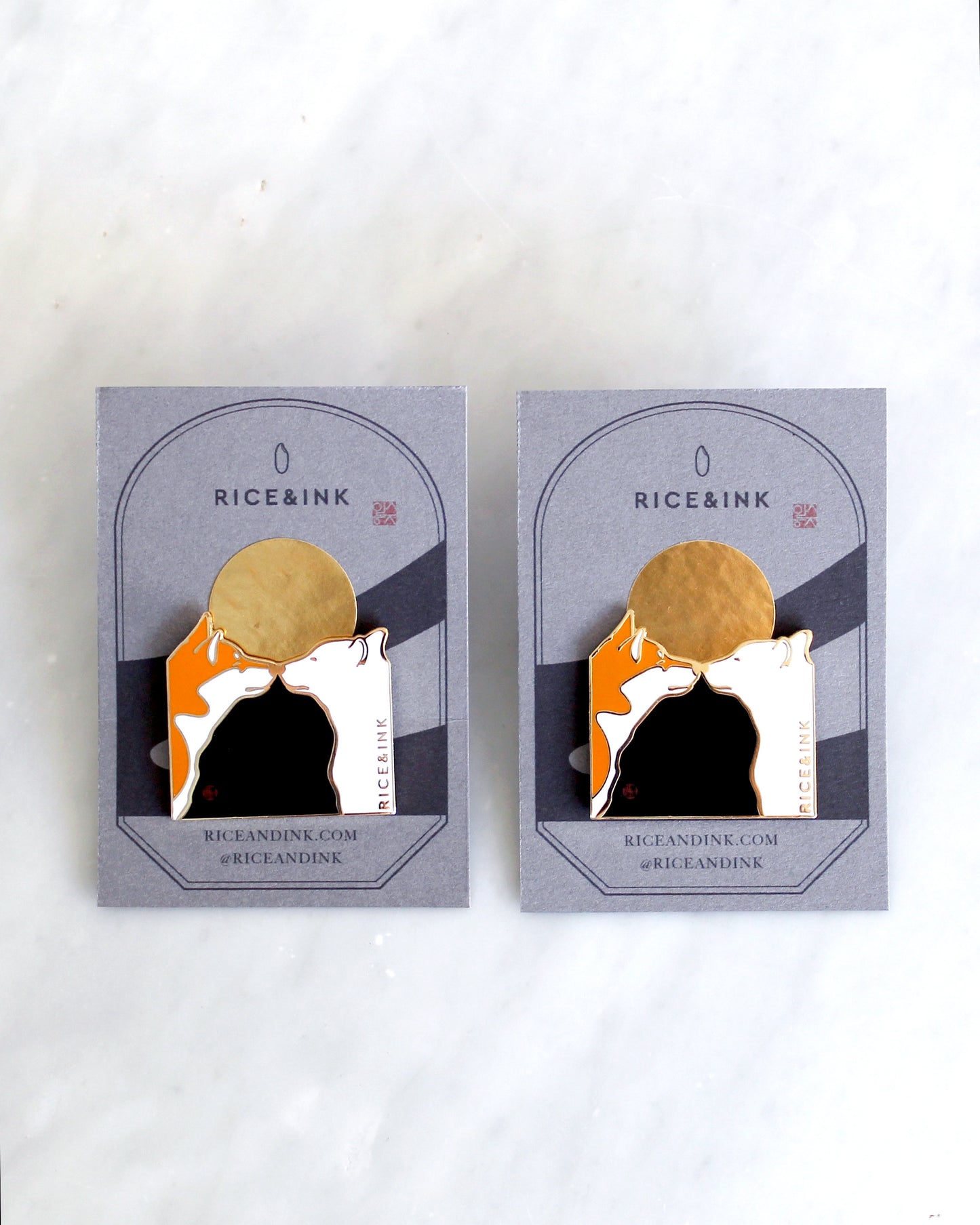 Shiba Love Enamel Pin