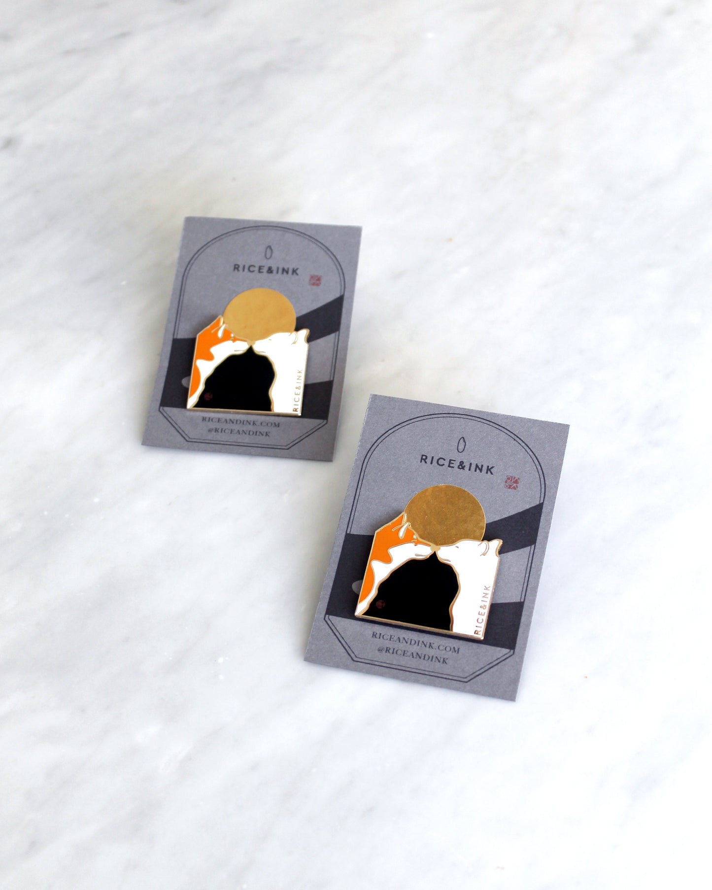 Shiba Love Enamel Pin